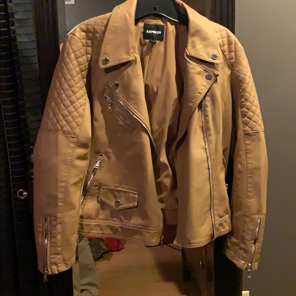 Express leather jacket